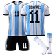 thumbnail image 3 of Camiseta Argentina Soccer Wear Uniforme Kits de fútbol Número 10 Mes si Jersey Football Jersey Argentina Original 2022 Sincero  Hogar, 3 of 6