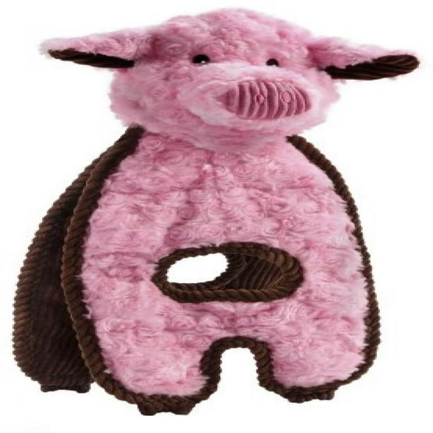 Charming Pet Cuddle Tugs Pet Squeak Toy, Pig