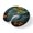 Forest Green, variant on Neck Pillow, Halloween Memory Foam U-Shaped Travel Pillow for Airplane Car Train Office Nap, Portable Soft Head Neck Support for Sleeping & Reclining Witch Ghost Pumpkins Castle Black Cat Holiday