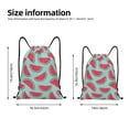 thumbnail image 2 of Balery Watermelon Pattern Drawstring Backpack Bag Sport Gym Sackpack Cinch Bags Pattern Drawstring Backpack Bag Sport Gym Sackpack Cinch Bags -Small, 2 of 6