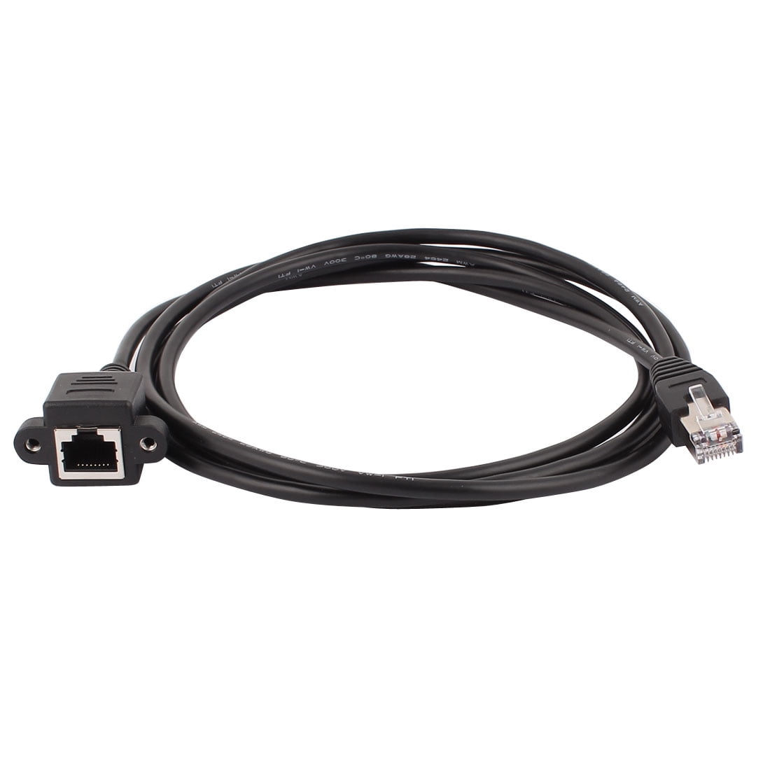 2M 6.6Ft RJ45 Male to Female M/F CAT5E LAN Adapter Network