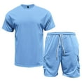 thumbnail image 3 of Afdoent Men's 2 Pieces Outfits Mens Everyday Wear Casual And Sporty Activities Versatile And Stylish Attire Spring And Summer Beach Clothes Classic, 3 of 9