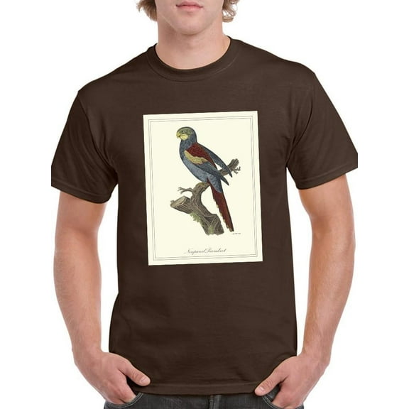 Nonpareil Parrakeet T-Shirt Men -Sydenham Edwards Designs, Male 5X-Large