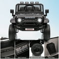 thumbnail image 3 of 12V Kids Electric Ride On Truck with Remote Control Ride On Toy for Toddler Boys & Girls Bluetooth Music Player LED Lights, 3 of 10