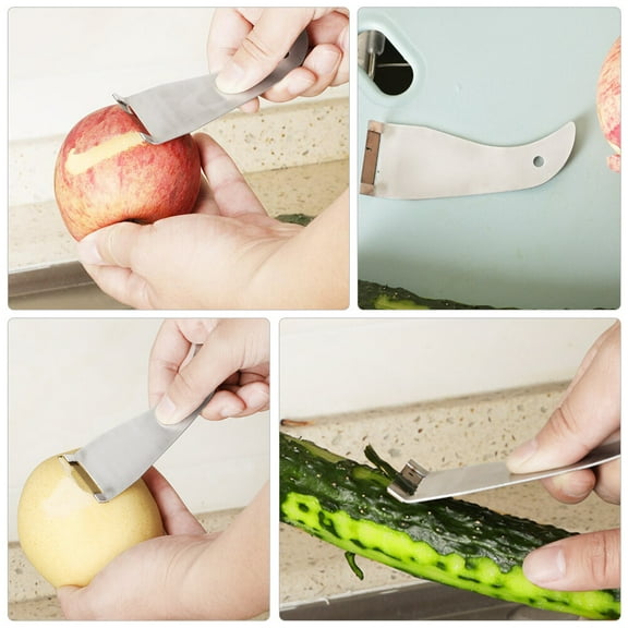 2pcs Cane Peeler Stainless Steel Fruit Peeler for Home Kitchen