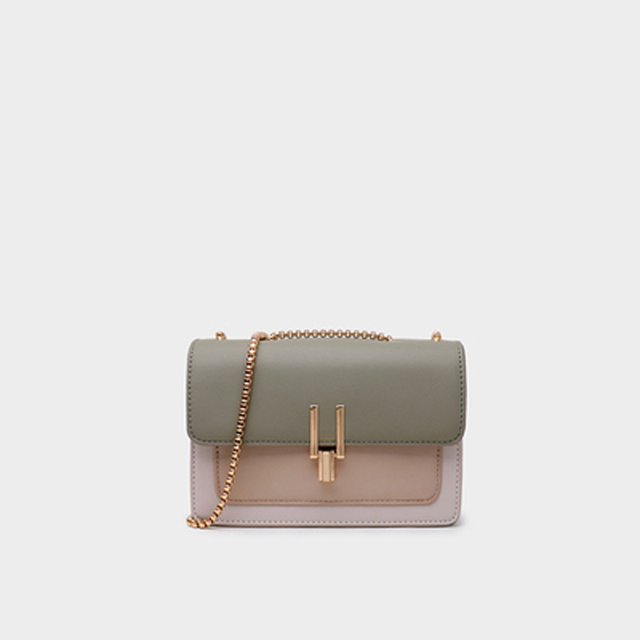 Color-Block Crossbody Bag for Women Leather Cross Body Purse Cute Designer Handbag Shoulder Bag Medium Size