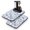 White-527, variant on 2 Pack Washable Rubber Multicolored Flower Leaves Dish Drying Mats for Kitchen Counter Home Large Coffee Bar Pad Accessories and Decor for Utensils Stemware (2pcs 19.5''x12'')