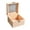 15*15*10cm, variant on Wooden Square Hinged Storage Boxes Craft Gift Storage Container Dust Jewelry Box