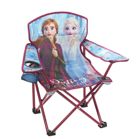 Disney Frozen 2 Kids Camping Chair Featuring Anna and Elsa