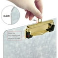 thumbnail image 4 of FMSHPON Glitter Clipboard Hardboard Wood Nursing Clip Board and Pull for Standard A4 Letter 13x9 inches, 4 of 8
