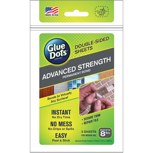 Glue Dots Double-Sided Advanced Strength Cut-to-Size SHeets by Generic