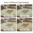 thumbnail image 7 of ODIKA 6'x9' Washable Area Rug Non-Slip, Easy Care, Door Ocean Turtle Nautical Vintage Marine Border Round Jellyfish for Family Room, Living Room, Master Bedroom, 7 of 7