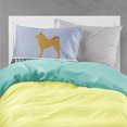 thumbnail image 2 of Finnish Spitz Welcome Fabric Standard Pillowcase Blue, 2 of 2