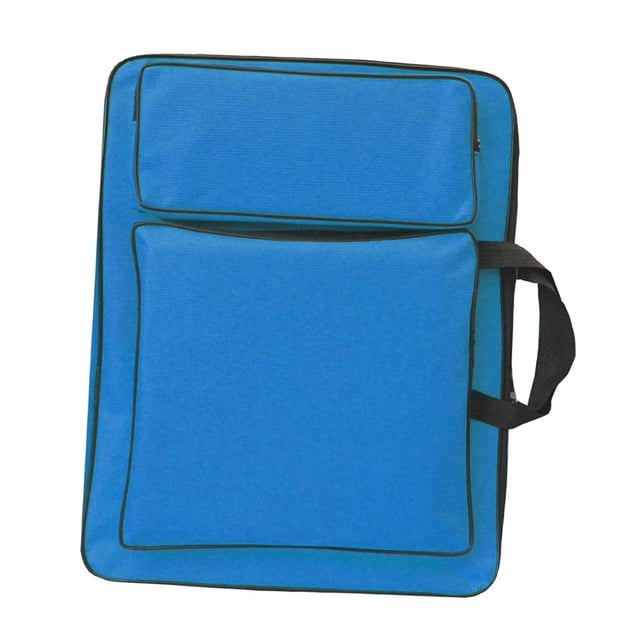 Sac à Dos d'Artiste avec Poches, Organisateur de Rangement avec Poignée pour Enfants Bleu