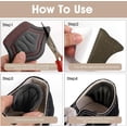 thumbnail image 5 of 2 Pairs Thick Non-Slip Heel Pads for Loose Shoes Shoe Cover for Blisters Self-Adhesive Heel Protector, Heel Repair Patch for Men's Women's Shoes (Black), 5 of 5