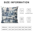 thumbnail image 6 of Acheng Chinoiserie Pillow Cover Blue Landscape Throw Pillow Covers Pillow Covers for Sofa Car Living Room Bedroom Outdoor Home Decor Pillow Cases,2 pcs White, 6 of 6