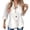 White30582, variant on Womens Solid Color Button Down Blouse Casual Three Quarter Sleeve Turn Down Collar Shirt With Contrast Buttons For Daily Wear White M