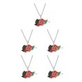 thumbnail image 1 of Baohd Afghan Flag Pendant Necklace Made Of Stainless Steel Reflect Heritage Not Easy Steel 5Set, 1 of 6