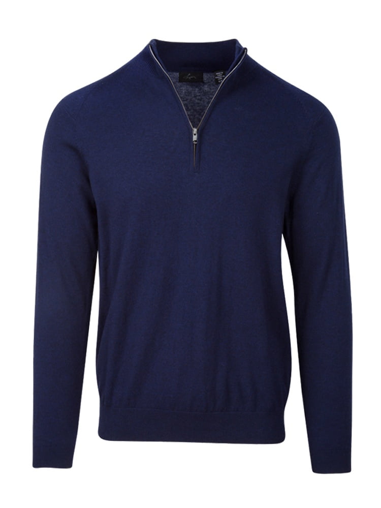 Greg Norman Luxury Blend 1/4 Zip Sweater - Walmart.com