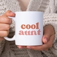 thumbnail image 2 of Family Gifts for Aunt from Niece Nephew - On Birthday Christmas Mother's Day Thanksgiving - Cool Aunt 11oz White Ceramic Coffee Tea Mug for Women Sister Sibling Her, 2 of 7