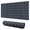 Dark Blue Christmas, variant on Long Mouse Pads for Desk,Multicolor Christmas Tree Pattern Desk Mats on Top Of Desks, Desk Mouse Pad Extra Large with 3mm Non-Slip Base and Stitched Edge for Gaming,Office,Work,Home 31.5x11.8in