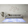 thumbnail image 3 of Ahgly Company Indoor Square Abstract Blue Contemporary Area Rugs, 5' Square, 3 of 4