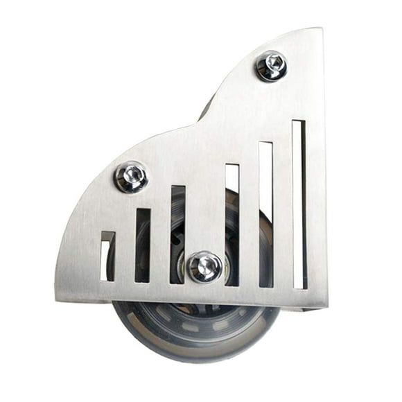 Hardware de escalera rodante deslizante de tubo de hardware rodillo de piso de estantería móvil kit de rodadura para gabinetes cocina