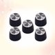 thumbnail image 1 of BESTYASH 5Ud Perillas Para Guitarra Y Bajo Pedal De Plástico Negro Resistentes, 1 of 8