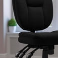 thumbnail image 4 of Scranton & Co Mid-Back Ergonomic Task Office Chair in Black, 4 of 9