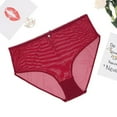 thumbnail image 6 of Womens Underwear Mesh Panties High Waisted Ladies Soft Breathable Full Coverage Stretch Briefs Pack 4, 6 of 8