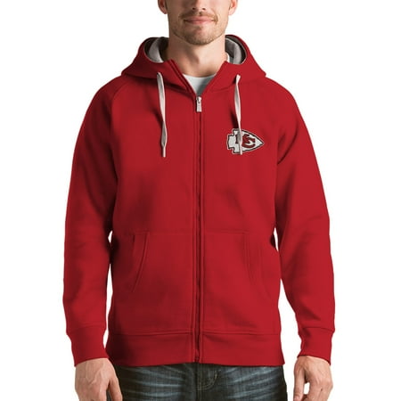 Kansas City Chiefs Antigua Victory Full-Zip Hoodie - Red