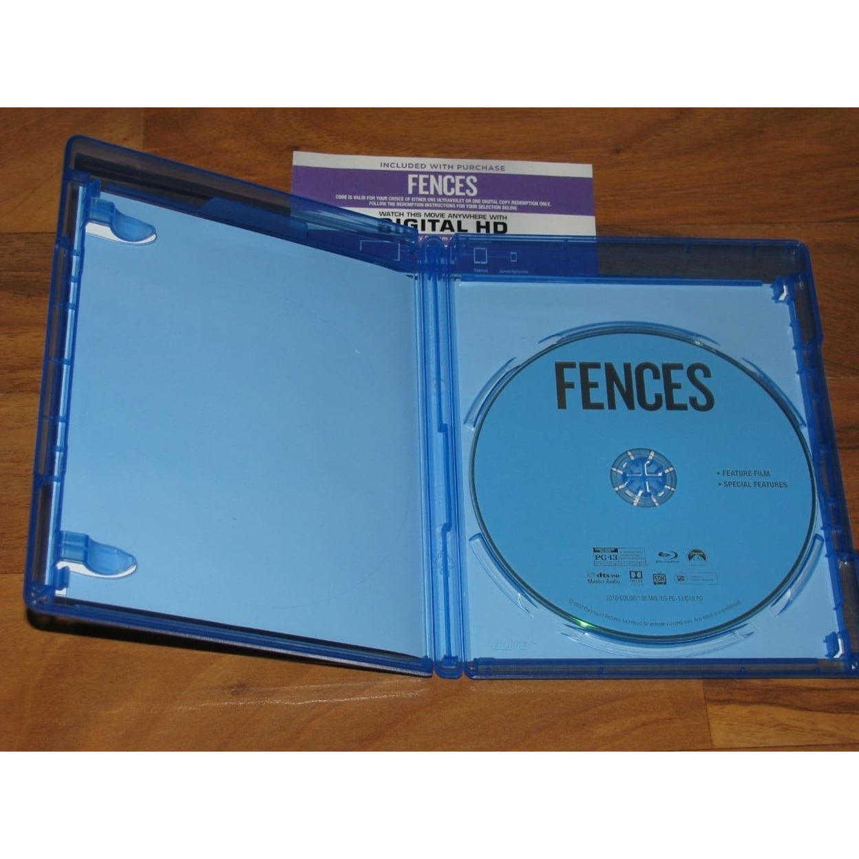 Fences (Blu-ray + Digital Copy)