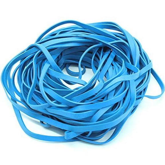 Garbage Trash Can Rubber Bands Blue Large Size 17" Inch for Kitchen Tote Bin 55-65 Gallon Toter
