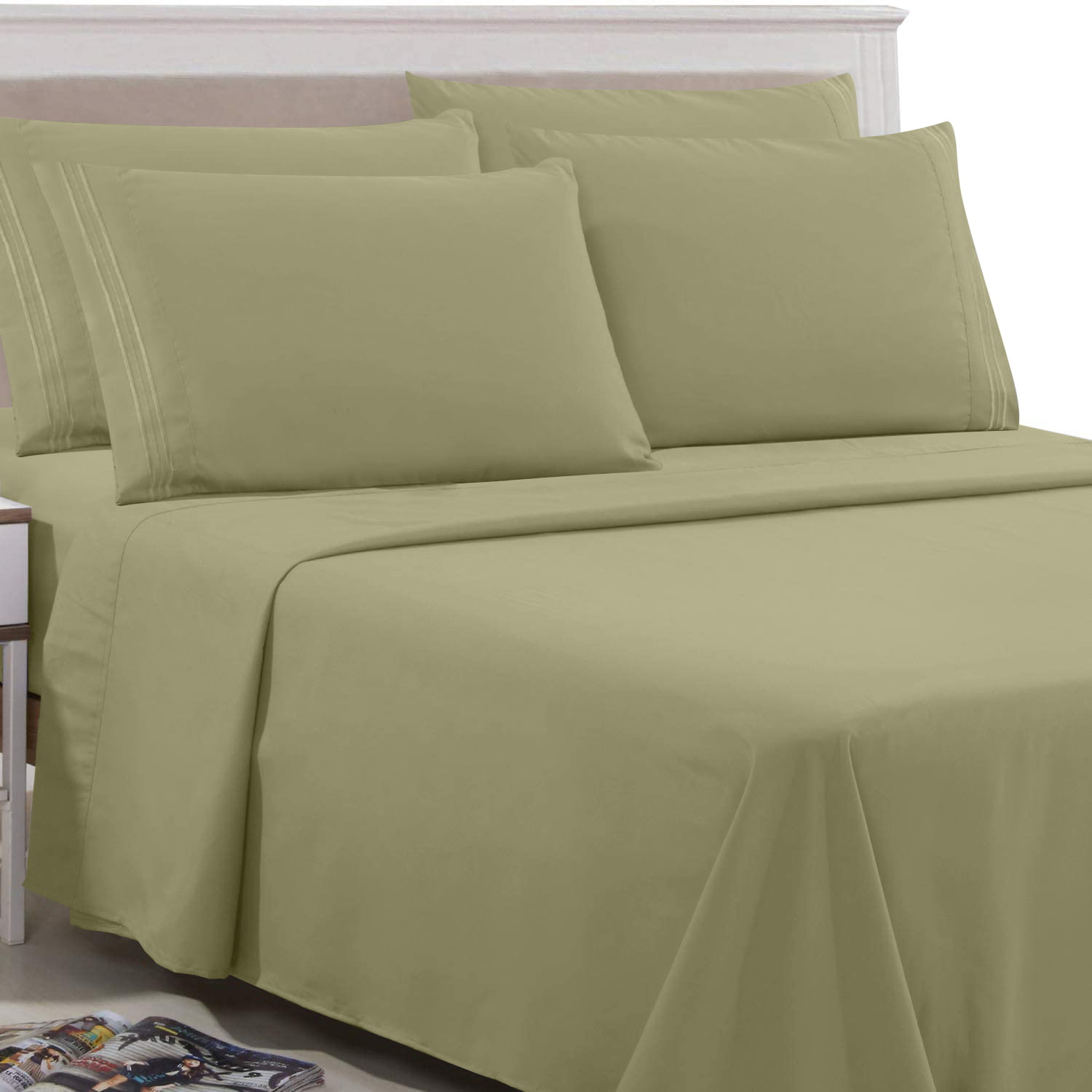 Details about   1000 Thread Count Cotton Deep Pocket Bedding Items King XL Size All Color 