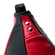 UFC Leather Speed Bag - Large 10 x 7 Black/Red - Elite Striking Tool for Precision, Speed & Rhythm - Trusted by Boxers and MMA Athletes Worldwide