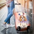 thumbnail image 3 of 4th of July Cavalier King Charles Spaniel Celebrates Independence Day Travel Luggage Cover Dog Lover Gifts Suitcase Dust Protective Decor - 12010, 3 of 5