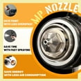 thumbnail image 3 of PORPHIS Automotive Refinishing Spray Gun PHS-155 Middle Pressure 1.3mm Nozzle Paint Spray Gun, Black, 3 of 5