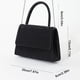 thumbnail image 4 of Bolso Noche para Mujer Con Cadena Con Diamantes Imitación para Fiesta Con Asa Superior Bandolera (negro), 4 of 9