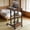 Brown, variant on Portable C Table with Wheels - Multi-Functional Side Table with Storage, Side Desk Table for Home & Office, Space-Saving Organizer for Snacks & Work