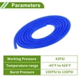 thumbnail image 6 of Unique Bargains 16.4Ft 1/16" 2mm ID 2mm Thickness Silicone Vacuum Tubing Hose High Temperature Automotive Vacuum Line 1 Pcs 130PSI Max Pressure, 6 of 6
