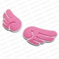 thumbnail image 3 of Universal Cute Car Trunk Wing Badge 3D Sticker Emblem Decorate Pink Girl Lady, 3 of 6