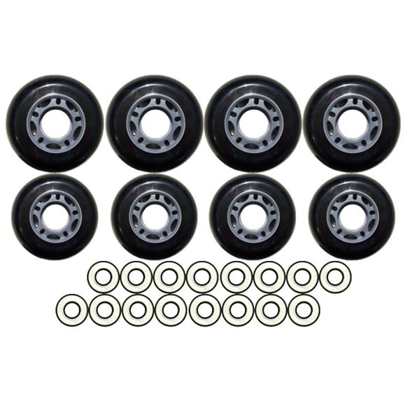 OUTDOOR Roller Hockey Wheels HILO 72/80 ABEC 9 BEARINGS