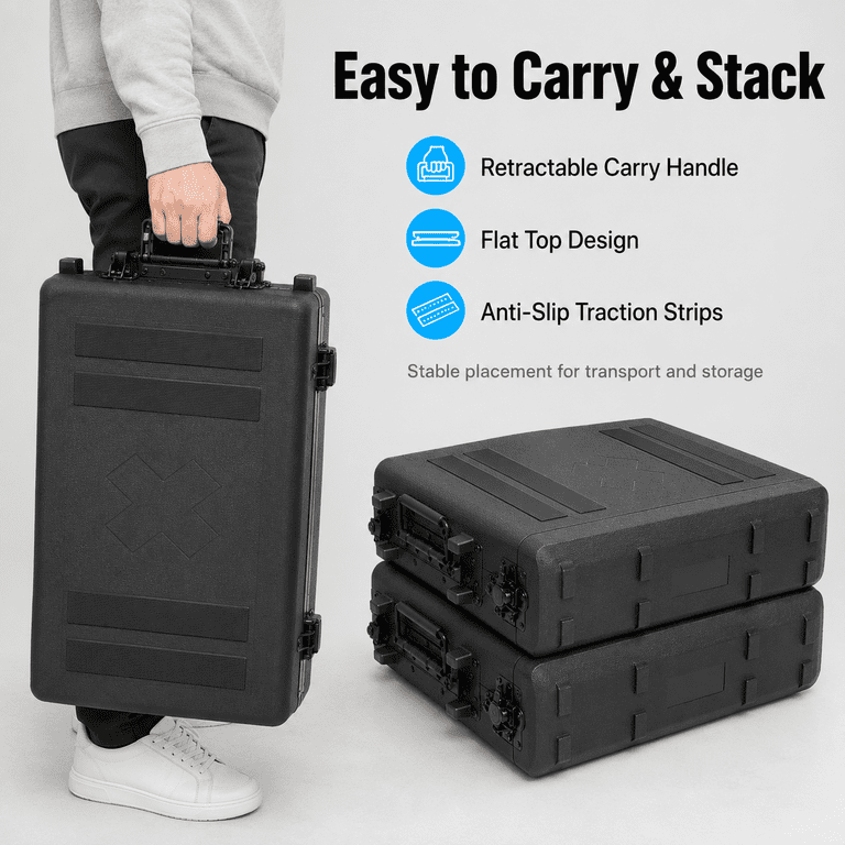 2U Rack Case Shallow 12