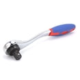 thumbnail image 4 of Ratcheting llave, acero cromado Vanadium Multifuncional 3/8 Pulgadas de combinación de combinación de trinquete para mantenimiento para electricistas para reparación, 4 of 7