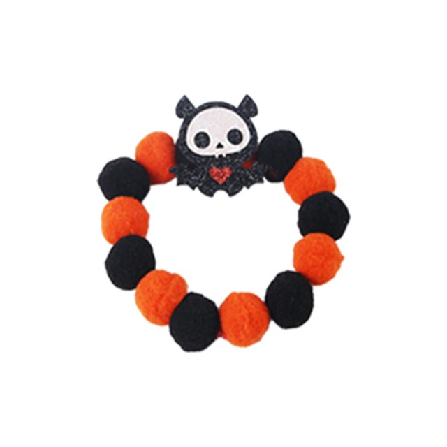 TIELUTT Halloween Pet Collar Pet Halloween Theme Collar Interesting Pet Accessories For Halloween Please Take Your Shoes off Sign Dog Color Light Clip the Dog Store Dog Bow Ties for Small Dogs Bow Ti