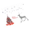thumbnail image 3 of DIY Navidad de Pared Ventana Festival Calcomanías Murales Noel año Decoraciones Navideñas para Tienda Cafe perfecl Adhesivo de pared navideño, 3 of 8