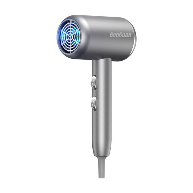 Ionic Hair Dryer,Compact Hair Dryer Hair Dryer High Speed Brushless Motor Negative Hydronium Hair Dryer Fast Drying Low Noise Temperature Control Hair Dryer with Nozzle Home Use Gift