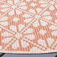 thumbnail image 4 of SAFAVIEH Martha Stewart Hampton Diamond Indoor/Outdoor Area Rug, Terracotta, 6'5" x 6'5" Round, 4 of 7