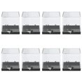 thumbnail image 1 of HLONK 8 Pcs Transparent Mineral Specimen Collection Box Plastic Sample Storage Box, 1 of 7