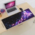 thumbnail image 4 of Butterfly Mouse Pad Extended Large Gaming Mouse Pad XL Oversized Desk Pad Stitched Edges 31.5 X 11.8 Inch, 4 of 14